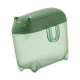 Maxbell Mini Transparent Charging Cord Cable Organizer with Lid Durable Green
