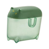 Maxbell Mini Transparent Charging Cord Cable Organizer with Lid Durable Green
