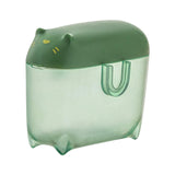 Maxbell Mini Transparent Charging Cord Cable Organizer with Lid Durable Green