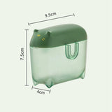 Maxbell Mini Transparent Charging Cord Cable Organizer with Lid Durable Green