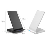 Maxbell 15W Fast Wireless Charger Overheating Protection Qi Enabled 2 Coils for iOS White