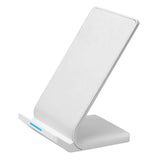 Maxbell 15W Fast Wireless Charger Overheating Protection Qi Enabled 2 Coils for iOS White