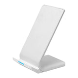 Maxbell 15W Fast Wireless Charger Overheating Protection Qi Enabled 2 Coils for iOS White