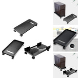 Maxbell PC CPU Holder Stand Mobile with 4 Caster Wheels for Home Under Desk A