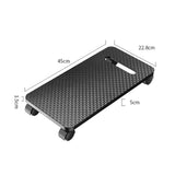 Maxbell PC CPU Holder Stand Mobile with 4 Caster Wheels for Home Under Desk A
