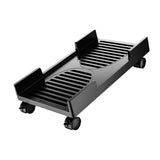 Maxbell PC CPU Holder Stand Mobile with 4 Caster Wheels for Home Under Desk C