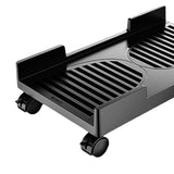 Maxbell PC CPU Holder Stand Mobile with 4 Caster Wheels for Home Under Desk C