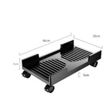 Maxbell PC CPU Holder Stand Mobile with 4 Caster Wheels for Home Under Desk C