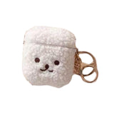 Maxbell Lovely Earphone Cover Skin Case with Keychain for AirPods Brown for 1 2