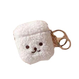 Maxbell Lovely Earphone Cover Skin Case with Keychain for AirPods Brown for 1 2