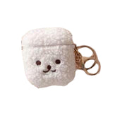 Maxbell Lovely Earphone Cover Skin Case with Keychain for AirPods Brown for 1 2