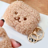 Maxbell Lovely Earphone Cover Skin Case with Keychain for AirPods White for Pro
