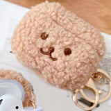 Maxbell Lovely Earphone Cover Skin Case with Keychain for AirPods White for Pro