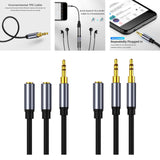 Maxbell Headphone Splitter 3.5mm Combo Audio Adapter Cable for Tablet Computer