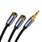 Maxbell Headphone Splitter 3.5mm Combo Audio Adapter Cable for Tablet Computer
