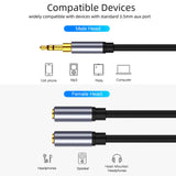 Maxbell Headphone Splitter 3.5mm Combo Audio Adapter Cable for Tablet Computer