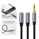 Maxbell Headphone Splitter 3.5mm Combo Audio Adapter Cable for Tablet Computer