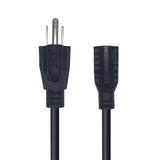Maxbell Power Cord Heavy Duty 5-15R to 5-15P Outlet Extension Power Cable 3m