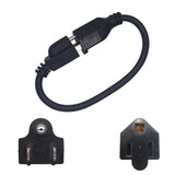 Maxbell Power Cord Heavy Duty 5-15R to 5-15P Outlet Extension Power Cable 3m