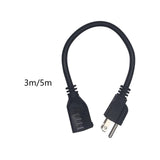 Maxbell Power Cord Heavy Duty 5-15R to 5-15P Outlet Extension Power Cable 3m