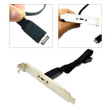 Maxbell 50cm USB 3.1 Front Panel Header Type E to USB C Type C Cable Accessories Style A