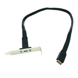 Maxbell 50cm USB 3.1 Front Panel Header Type E to USB C Type C Cable Accessories Style B