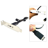Maxbell 50cm USB 3.1 Front Panel Header Type E to USB C Type C Cable Accessories Style B