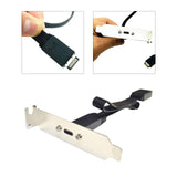 Maxbell 50cm USB 3.1 Front Panel Header Type E to USB C Type C Cable Accessories Style B