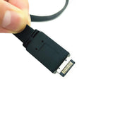 Maxbell 50cm USB 3.1 Front Panel Header Type E to USB C Type C Cable Accessories Style B