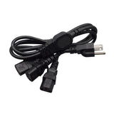 Maxbell 5-15P to IEC320 C13 Power Cord for Desktop Hosts Rice Cookers Camera 1 meter