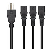 Maxbell 5-15P to IEC320 C13 Power Cord for Desktop Hosts Rice Cookers Camera 1 meter