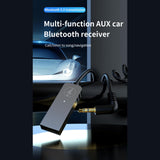 Maxbell Car USB AUX Receiver Adapter 3.5mm Audio Receiver music for Speakers Red