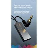 Maxbell Car USB AUX Receiver Adapter 3.5mm Audio Receiver music for Speakers Red