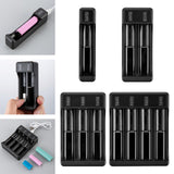Maxbell USB Battery Charger with LED Indicator for 3.7V/4.2V Lithium 18650 14500 1 Slot