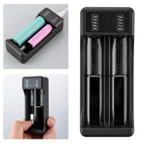 Maxbell USB Battery Charger with LED Indicator for 3.7V/4.2V Lithium 18650 14500 2 Slot