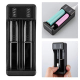 Maxbell USB Battery Charger with LED Indicator for 3.7V/4.2V Lithium 18650 14500 2 Slot