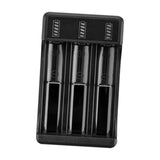 Maxbell USB Battery Charger with LED Indicator for 3.7V/4.2V Lithium 18650 14500 3 Slot
