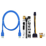 Maxbell Pci-E Riser Card PCIe 1x to 16x Extender Pci-E Riser Adapter Card Durable
