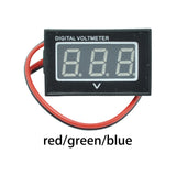 Maxbell DC2.5V to 30V Digital Voltmeter Voltage Panel Meter Display for Motorcycle Red