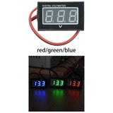 Maxbell DC2.5V to 30V Digital Voltmeter Voltage Panel Meter Display for Motorcycle Red