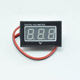 Maxbell DC2.5V to 30V Digital Voltmeter Voltage Panel Meter Display for Motorcycle Red