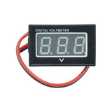 Maxbell DC2.5V to 30V Digital Voltmeter Voltage Panel Meter Display for Motorcycle Red
