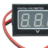Maxbell DC2.5V to 30V Digital Voltmeter Voltage Panel Meter Display for Motorcycle Red