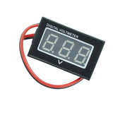 Maxbell DC2.5V to 30V Digital Voltmeter Voltage Panel Meter Display for Motorcycle Blue