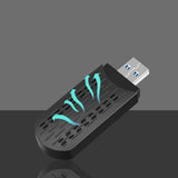 Maxbell WiFi USB Adapter USB WiFi 6 Dongle WiFi USB 3.0 Adapter 1800Mbps for Desktop