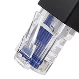 Maxbell Cat6 Ethernet Adapter 8P8C Male/Female 90 Degree for Switches Hubs Routers Left