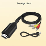 Maxbell Video Audio Cable Accessory Supports PaL Ntsc Replaces for Projector TV