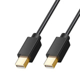 Maxbell 1.8 Meter Mini DP toward mini DP 4K Display Cable, ,Black Accessory Professional