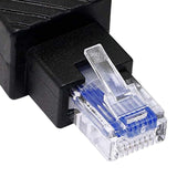 Maxbell Cat6 Ethernet Adapter 8P8C Female to 8P8C Male Connector for Network Routers