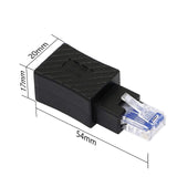 Maxbell Cat6 Ethernet Adapter 8P8C Female to 8P8C Male Connector for Network Routers
